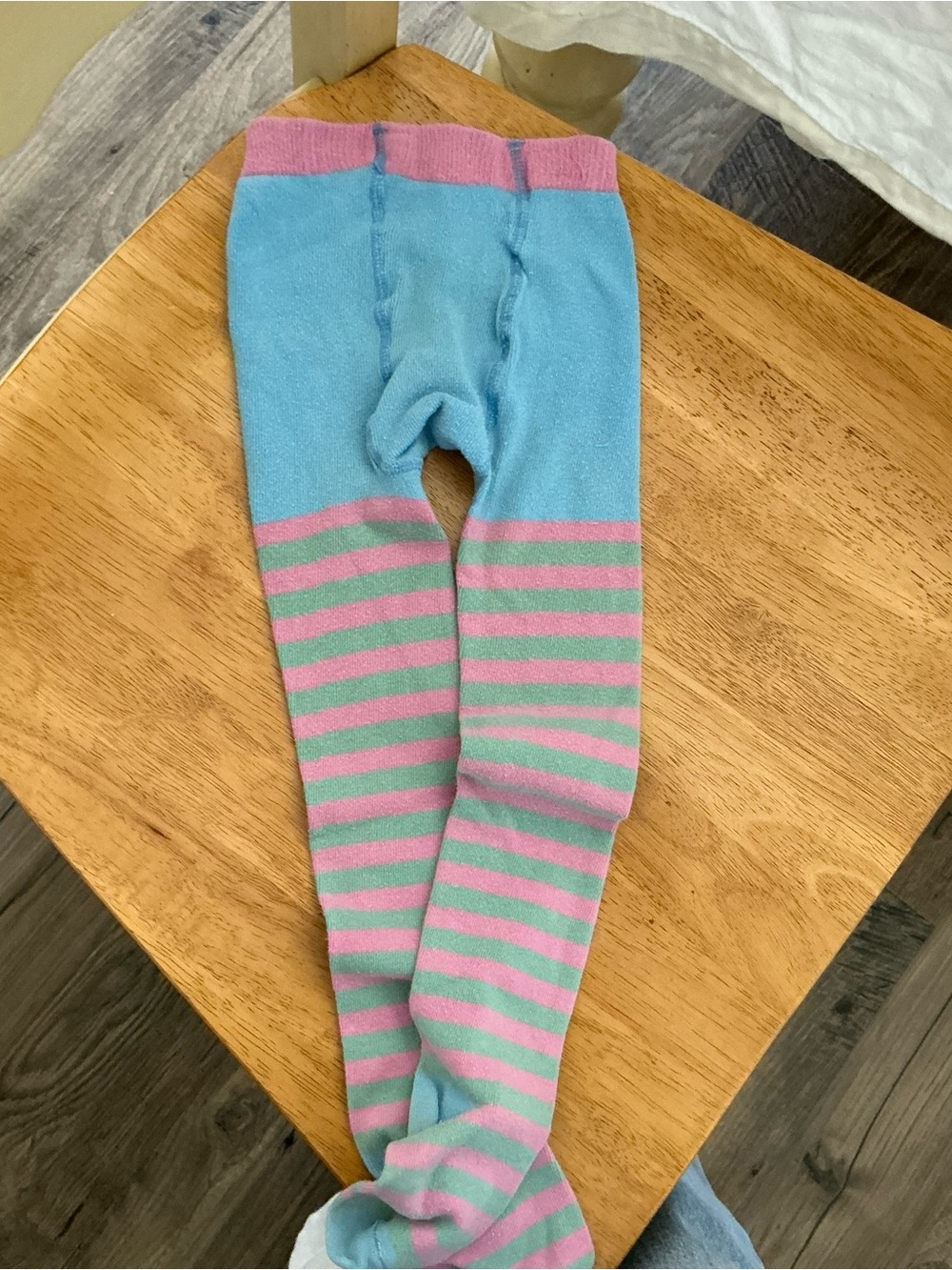 Matilda Jane Blue and Pink Striped Kids Tights